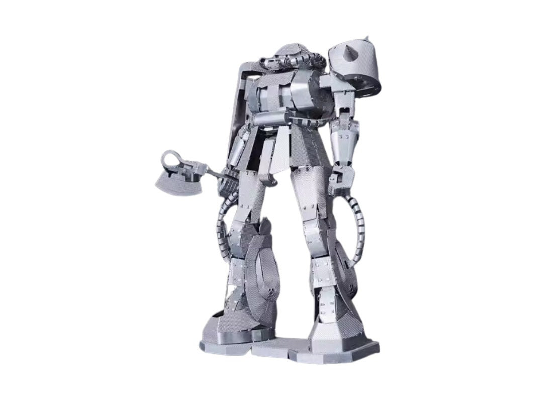 Zaku Warrior Metal Model Kit – 3D Puzzle Craft Gift | Laser Cut DIY Robot Model for Gundam & Mecha Fans