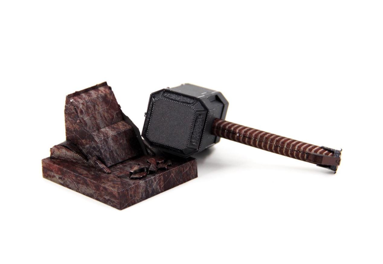 Thor's Hammer Metal Model Kit – 3D Laser-Cut Puzzle for Marvel Fans