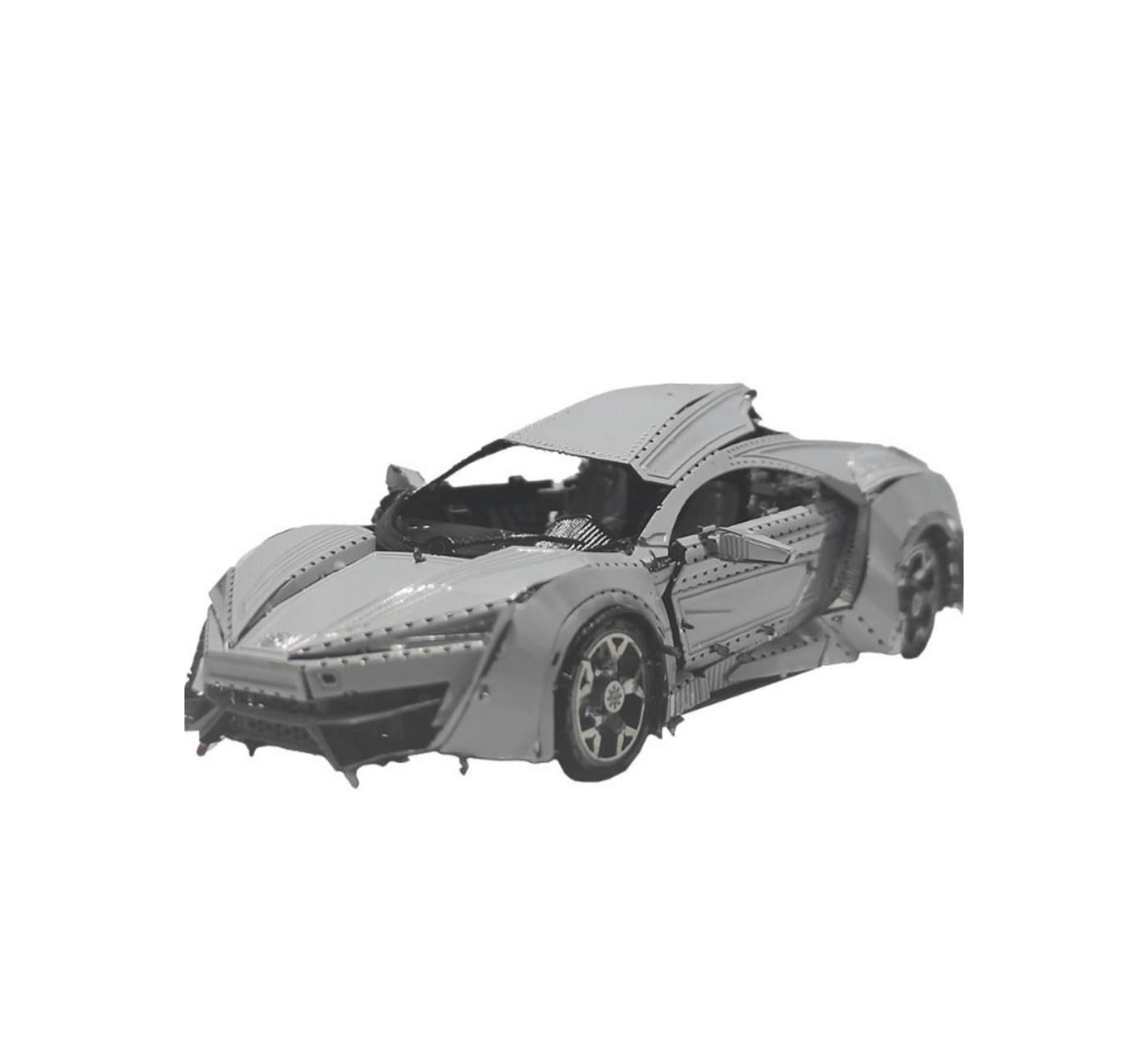 Supercar Metal Model Kit – 3D Laser-Cut Puzzle for Car Lovers & Collectors