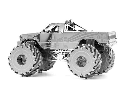 Monster Truck Metal Model Kit – 3D Puzzle DIY Craft Gift for Car Lovers | Laser Cut Hobby Toy