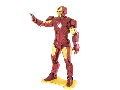 Marvel Iron Man Metal Model Kit – 3D Puzzle DIY Craft Gift | Laser Cut Superhero Figure for Iron Man Fans