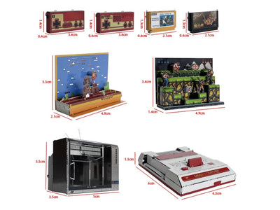 Nintendo Famicom 3D Metal Model Kit – Retro Console Puzzle for Classic Gaming Fans