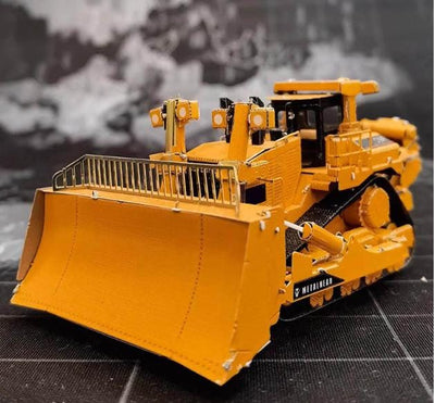 Dozer Dump Truck Excavator Metal Model Kit – 3D Puzzle Craft Gift for Truck Lovers & Hobbyists
