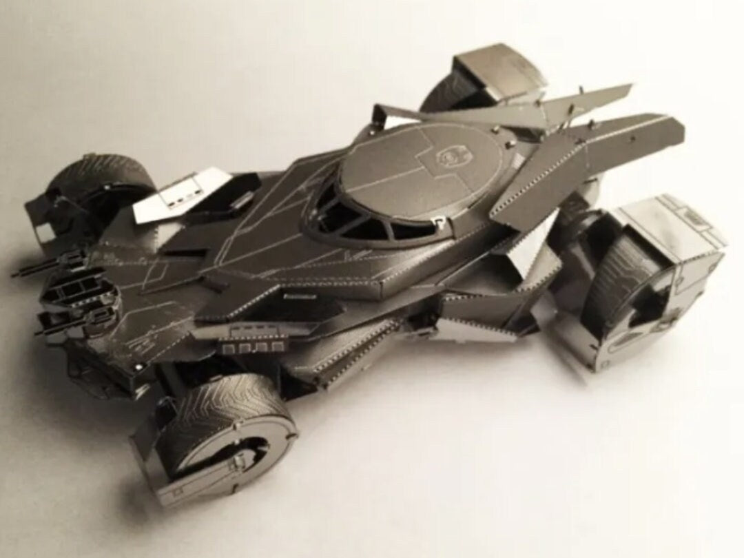 Batmobile Metal Model Kit – 3D Puzzle Craft for Batman Lovers