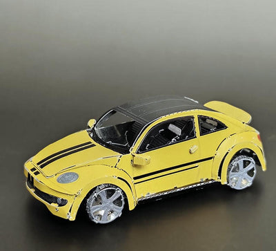 Beetle Classic Car Metal Model Kit – 3D Laser-Cut Puzzle for Vintage Car Lover