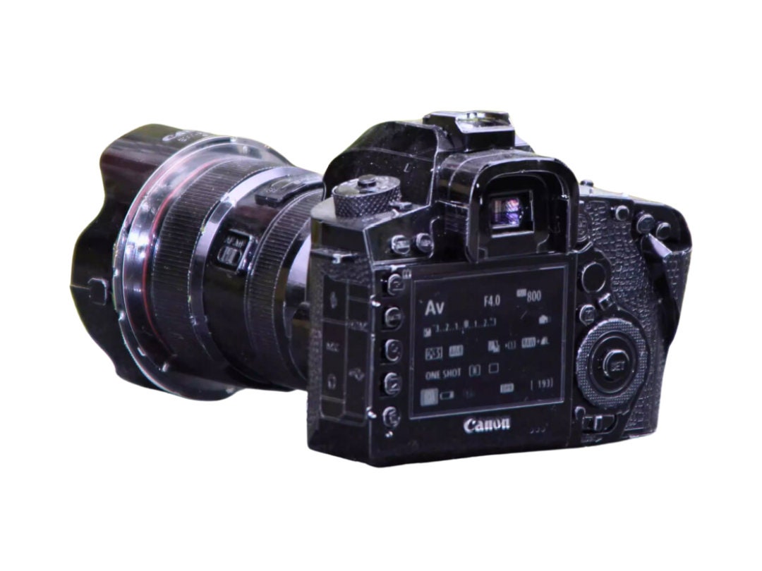 Canon Camera Metal Model Kit – 3D Puzzle DIY Craft Gift for Photography Lovers