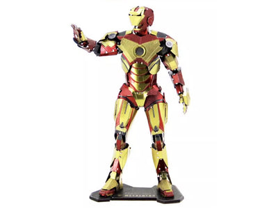 Marvel Iron Man Metal Model Kit – 3D Puzzle DIY Craft Gift | Laser Cut Superhero Figure for Iron Man Fans