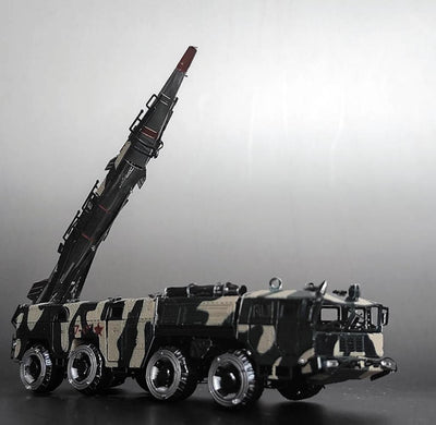 Dongfeng Missile Vehicle Metal Model Kit – 3D Laser-Cut Puzzle for Military Enthusiasts
