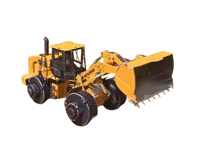 CAT Wheel Loader Metal Model Kit – 3D Puzzle DIY Craft Gift | Laser Cut Heavy Vehicle Model for Hobbyists