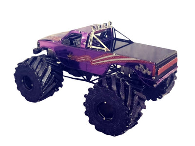 Monster Truck Metal Model Kit – 3D Puzzle DIY Craft Gift for Car Lovers | Laser Cut Hobby Toy