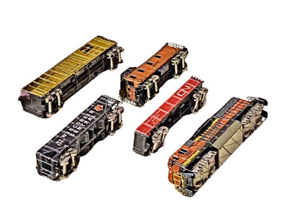 Armoured Train Metal Model Kit – 3D Laser-Cut Puzzle for Train Enthusiasts