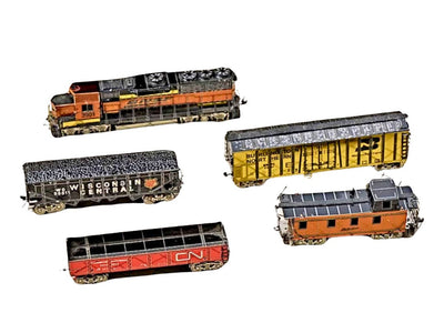 Armoured Train Metal Model Kit – 3D Laser-Cut Puzzle for Train Enthusiasts