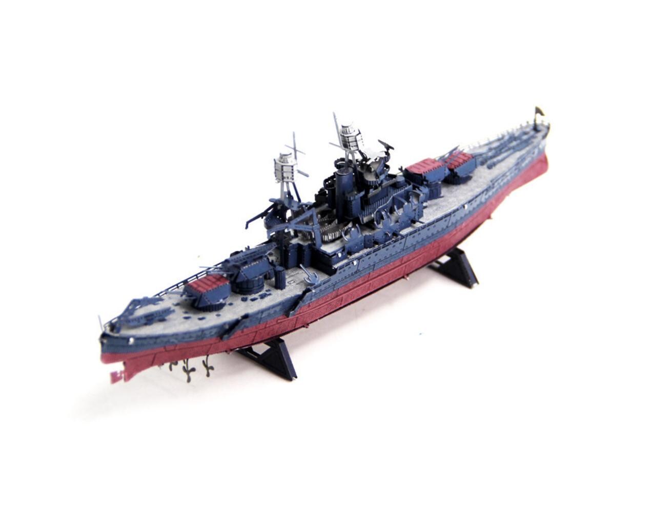 USS Arizona Battleship Metal Model Kit – 3D Laser-Cut Puzzle for Naval & History Enthusiasts