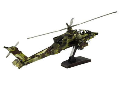 Boeing AH-64 Apache Helicopter Metal Model Kit – 3D Laser-Cut Puzzle for Helicopter Enthusiasts