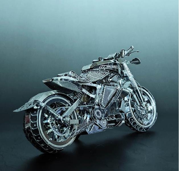Puzzle Kit, Collection Item, Unique Gift, Laser Cut Model, Harley-Davidson Livewire electric motorbike Puzzle, Creative Gift, for motorbike lover,
Harley-Davidson Livewire electric motorbike Metal Model Kit, Metal Model Kit Craft, Engaging Jigsaw
