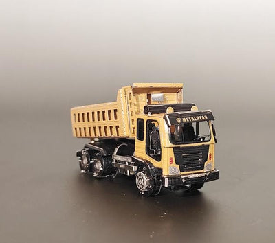 Dump Truck Metal Model Kit 3D Puzzle Craft Gift Laser Cut Puzzles Jigsaw Hobby Gift for Truck lover Construction Vehicle Home Decoration