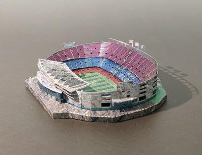 Camp Nou Football Stadium Metal Model Kit 3D Puzzle Craft Gift Laser Cut Puzzles Jigsaw, Model Kit for football lover
