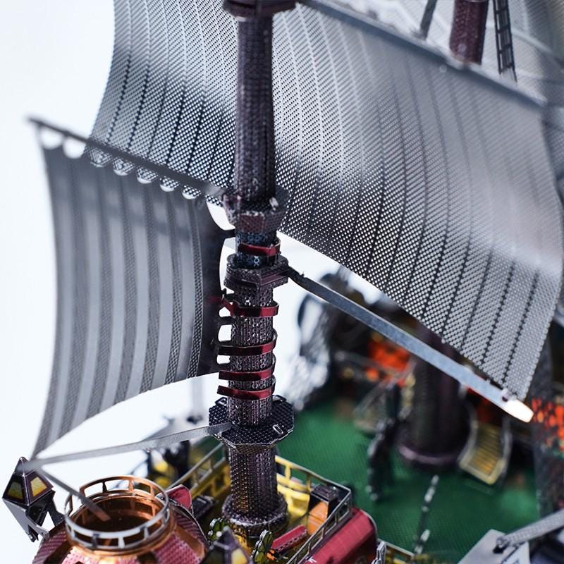 Metal Model ,One Piece Mode ,Geek Gift ,Anime Ship Model ,Puzzle Kit ,Metal Ship Puzzle ,Collector&#39;s Item ,Steampunk Puzzle ,Unique Gift ,Laser Cut Model ,Anime Puzzle ,Ship Collectible ,Creative Gift, One Piece Thousand Sunny Pirate Ship