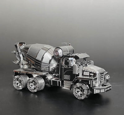 Mixer Truck Metal Model Kit 3D Puzzle Craft Gift Laser Cut Puzzles Jigsaw Hobby Gift for Truck lover Construction Vehicle Home Decoration
