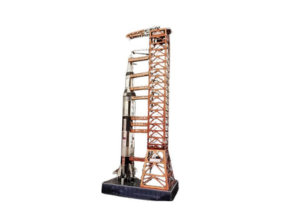 Saturn V Metal Model Kit 3D Puzzle Craft Gift Laser Cut Puzzle Jigsaw Hobby Gift for space lovers rocket launching pad