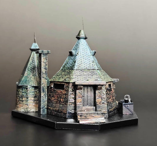 Hagrid's Hut Metal Model Kit 3D Puzzle Craft Gift Hagrid Cottage Laser Cut Puzzles Jigsaw Hobby Gift for Harry Potter lover