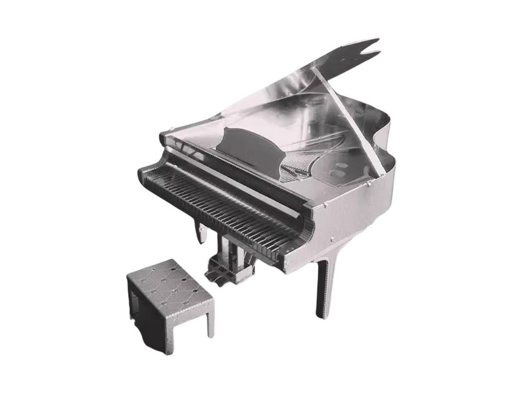 Piano Metal Model Kit 3D Puzzle Craft Gift Laser Cut Puzzles Jigsaw Hobby Gift for Piano lover