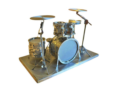 Drum set Metal Model Kit 3D Puzzle Craft Gift Laser Cut Puzzles Jigsaw Hobby Gift for Music Instrument lover