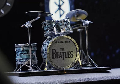 Drum set Beatles version Metal Model Kit 3D Puzzle Craft Gift Laser Cut Puzzles Jigsaw Hobby Gift for Beatles lover