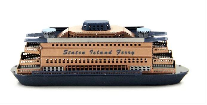 Staten Island Ferry New York Metal Model Kit 3D Puzzle Craft Gift Laser Cut Puzzles Jigsaw Hobby Gift