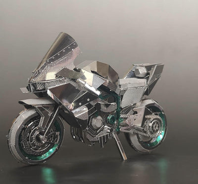 Kawasaki Ninja motor bike Metal Model Kit 3D Puzzle Craft Gift Laser Cut Puzzles Jigsaw Hobby Gift for motorcycle Lover