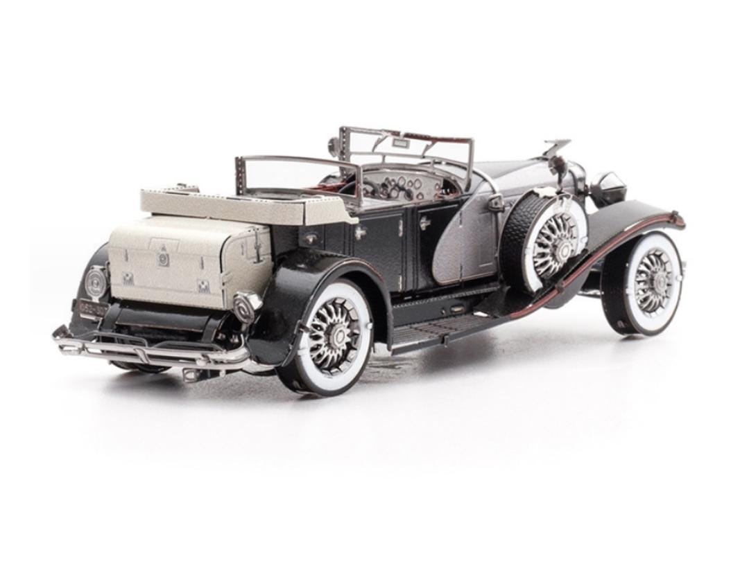 1935 Duesenberg Model J-Type Classic Car Metal Model Kit 3D Puzzle Craft Gift Laser Cut Puzzles Jigsaw Hobby Gift for Car Lover