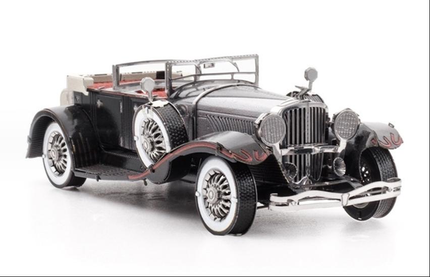 1935 Duesenberg Model J-Type Classic Car Metal Model Kit 3D Puzzle Craft Gift Laser Cut Puzzles Jigsaw Hobby Gift for Car Lover