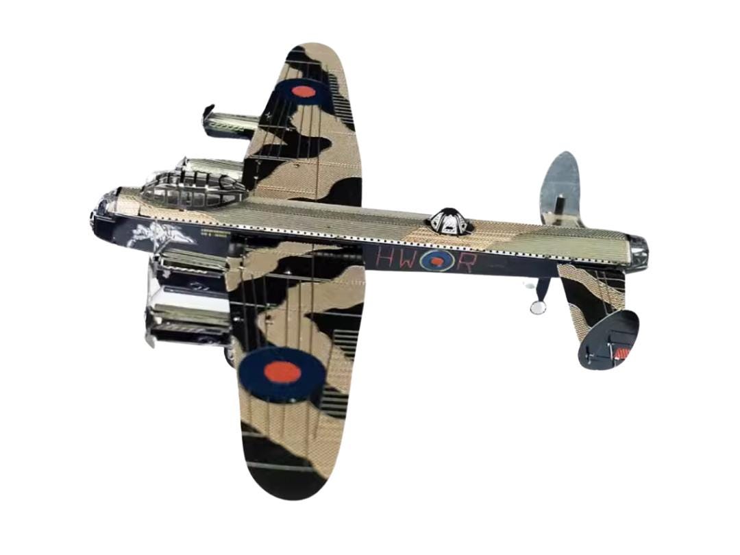 Avro Lancaster Bomber Metal Model Kit 3D Puzzle Craft Gift fighter Plane Aircraft Laser Cut Puzzles Jigsaw Hobby Gift for Plane Lover