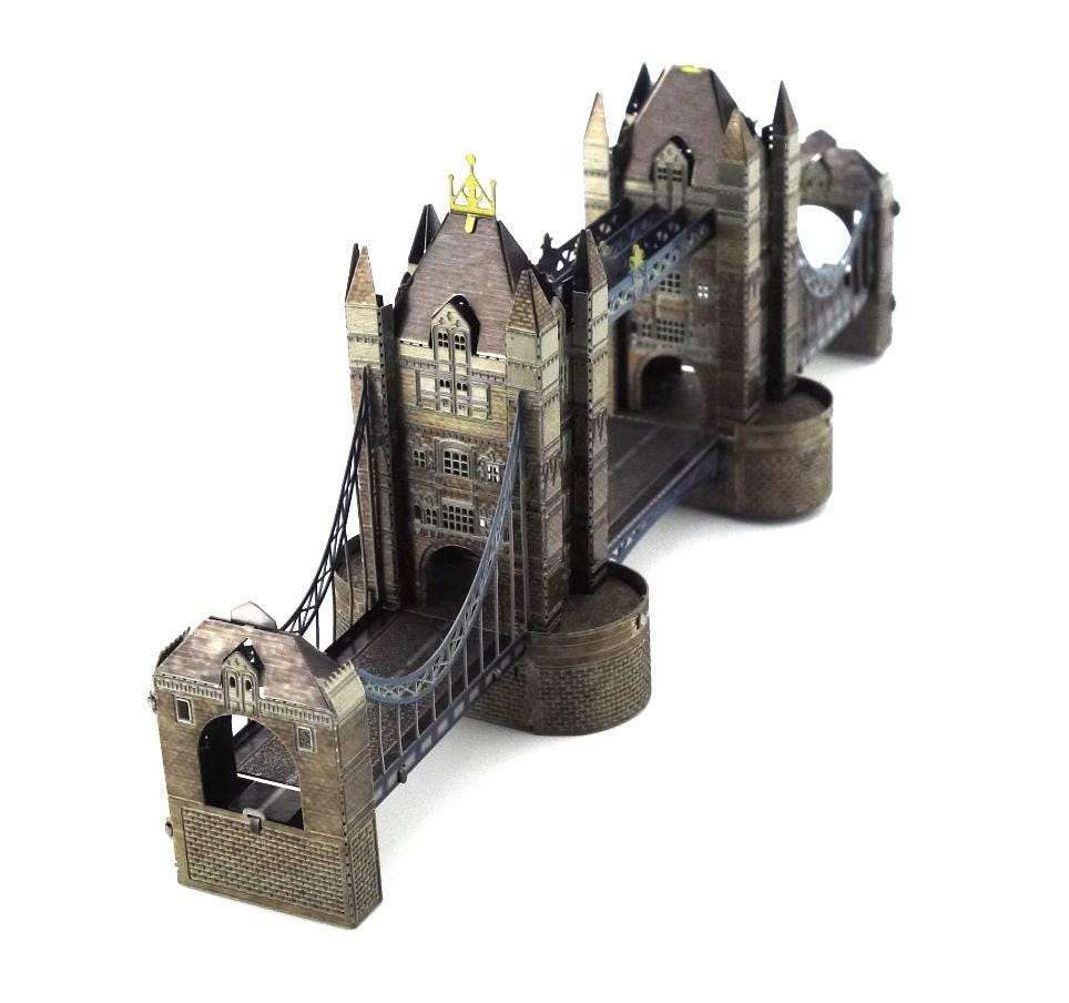 London Bridge Metal Model Kit 3D Puzzle Craft Gift Laser Cut Puzzles Jigsaw Hobby Gift