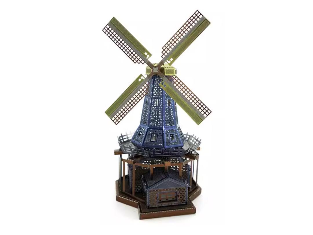 Dutch Windmill Metal Model Kit 3D Puzzle Craft Gift Laser Cut Puzzles Jigsaw Hobby Gift