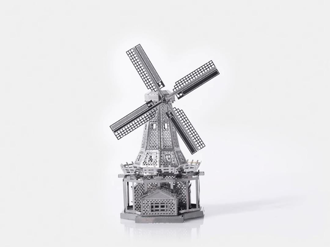 Dutch Windmill Metal Model Kit 3D Puzzle Craft Gift Laser Cut Puzzles Jigsaw Hobby Gift