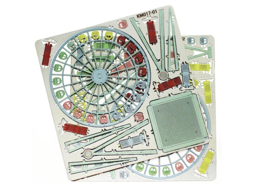 Ferris Wheel Metal Model Kit 3D Puzzle Craft Gift Laser Cut Puzzles Jigsaw