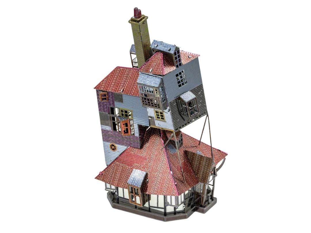 Weasley House Metal Model Kit 3D Puzzle Craft Gift The Burrow House Laser Cut Puzzles Jigsaw Hobby Gift for Harry Potter lover