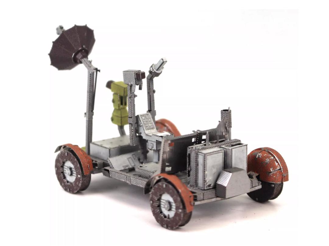 NASA Apollo Lunar Roving Vehicle Metal Model Kit 3D Puzzle Craft Gift Laser Cut Puzzles Jigsaw Hobby Gift for Space Lover