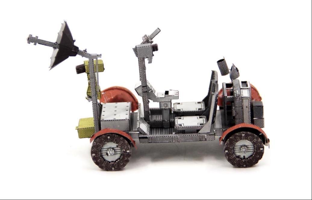 NASA Apollo Lunar Roving Vehicle Metal Model Kit 3D Puzzle Craft Gift Laser Cut Puzzles Jigsaw Hobby Gift for Space Lover