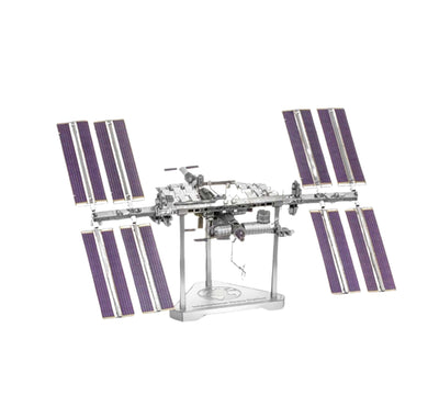 International Space Station Metal Model Kit 3D Puzzle Craft Gift Laser Cut Puzzles Jigsaw Hobby Gift for Space Lovers Handmade Decoration