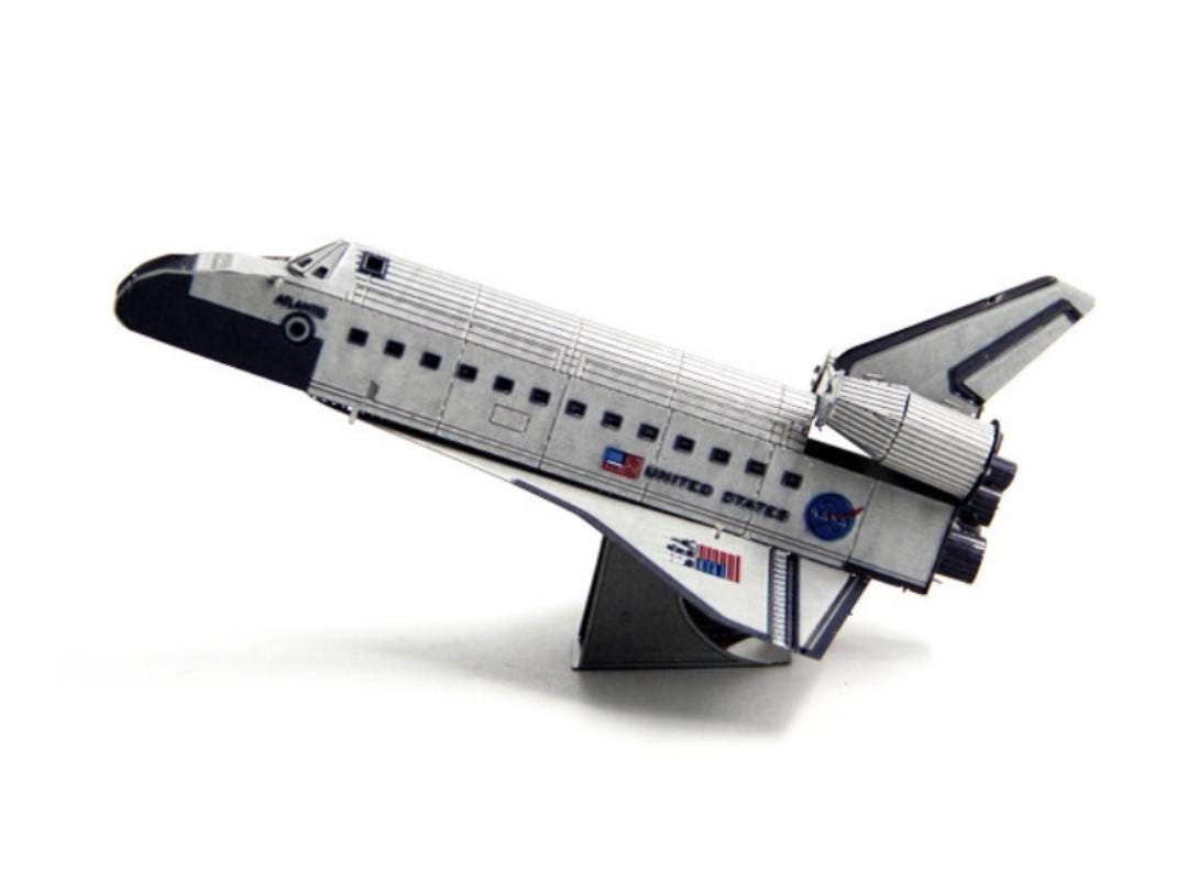 Space Shuttle Atlantis Metal Model Kit 3D Puzzle Craft Gift Laser Cut Puzzles Jigsaw Hobby Gift for space lovers handmade