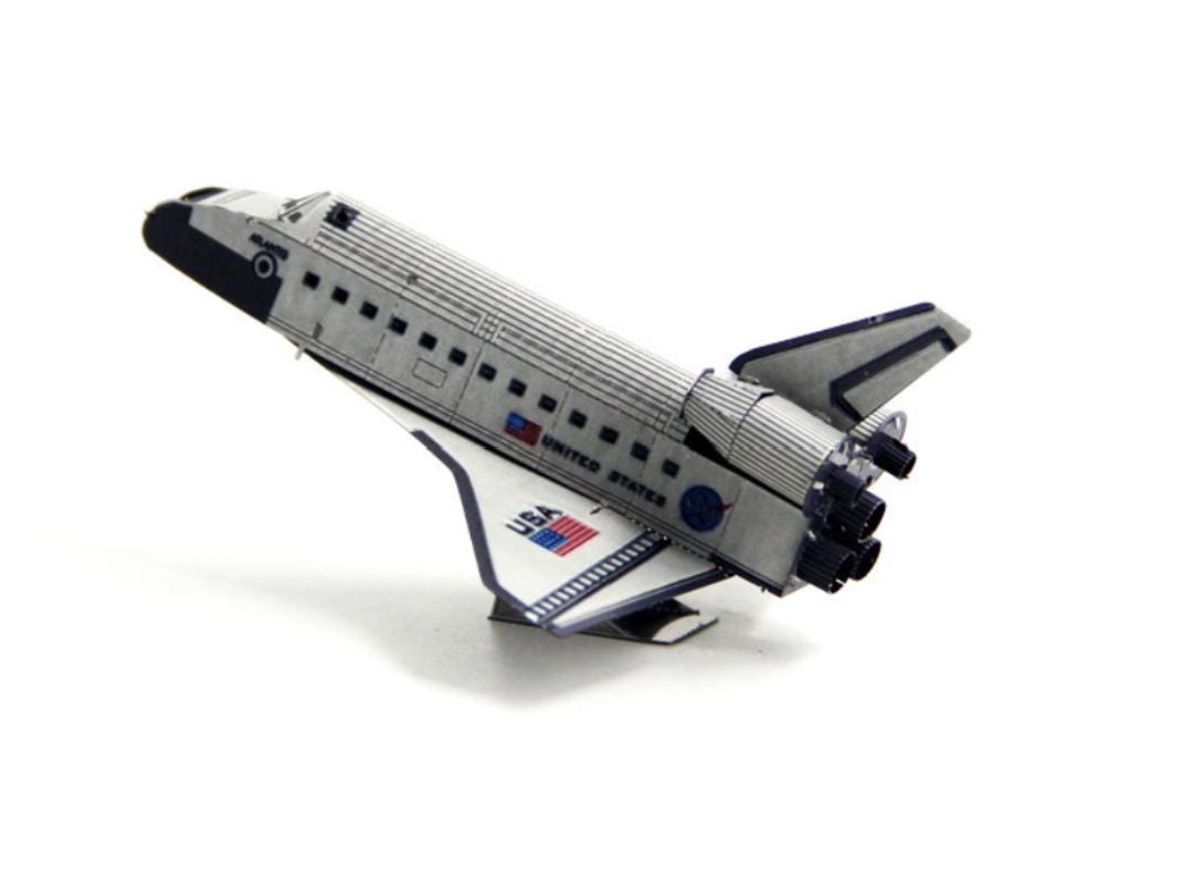 Space Shuttle Atlantis Metal Model Kit 3D Puzzle Craft Gift Laser Cut Puzzles Jigsaw Hobby Gift for space lovers handmade