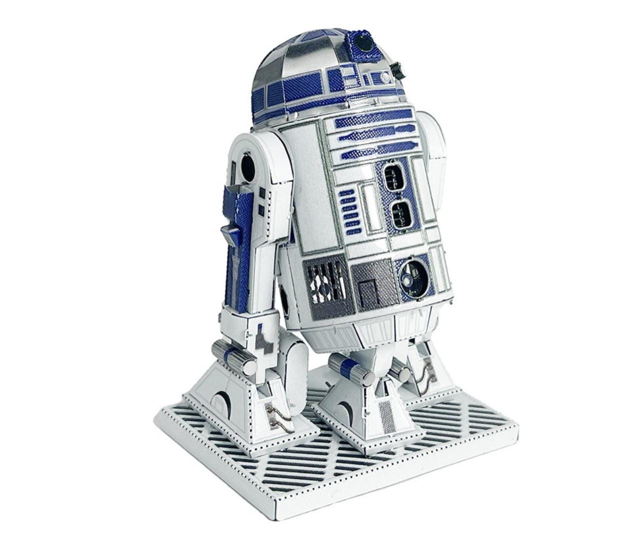 Star Wars R2-D2 R2D2 Robot Metal Model Kit 3D Puzzle Craft Gift Laser Cut Puzzles Jigsaw Hobby Gift for Star Wars Lover