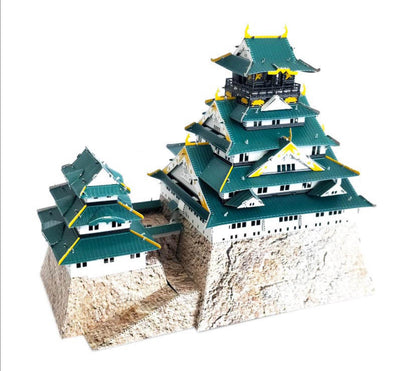 Osaka Castle Metal Model Kit 3D Puzzle Craft Gift Japan Style Laser Cut Puzzles Jigsaw Hobby Gift