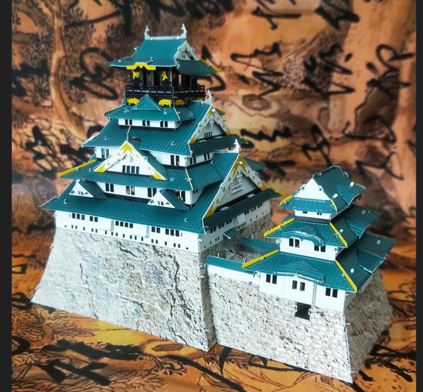 Osaka Castle Metal Model Kit 3D Puzzle Craft Gift Japan Style Laser Cut Puzzles Jigsaw Hobby Gift