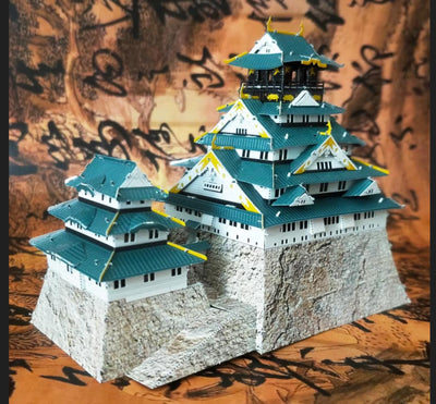 Osaka Castle Metal Model Kit 3D Puzzle Craft Gift Japan Style Laser Cut Puzzles Jigsaw Hobby Gift