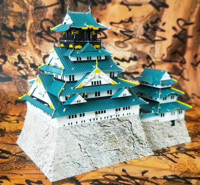 Osaka Castle Metal Model Kit 3D Puzzle Craft Gift Japan Style Laser Cut Puzzles Jigsaw Hobby Gift