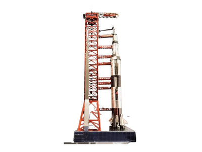 Saturn V Metal Model Kit 3D Puzzle Craft Gift Laser Cut Puzzle Jigsaw Hobby Gift for space lovers rocket launching pad