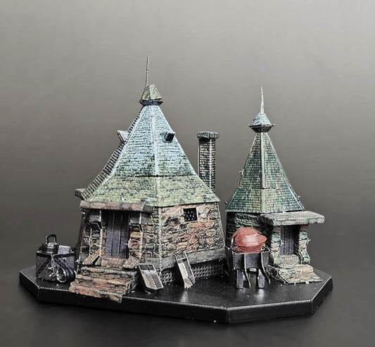 Hagrid's Hut Metal Model Kit 3D Puzzle Craft Gift Hagrid Cottage Laser Cut Puzzles Jigsaw Hobby Gift for Harry Potter lover
